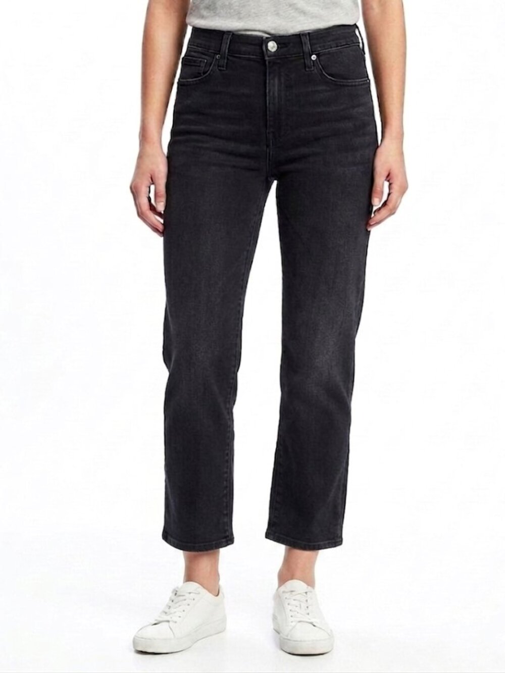 Levis 724 High Rise Straight Soft Black Jeans- Sz. 28